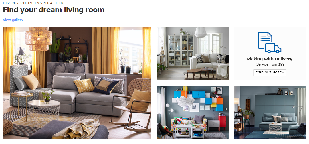 ikea click collect